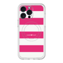 スリムプロテクションプレミアムケース with MagSafe［ Big Border - Pink ］