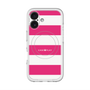 スリムプロテクションプレミアムケース with MagSafe［ Big Border - Pink ］