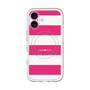 スリムプロテクションプレミアムケース with MagSafe［ Big Border - Pink ］