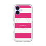 スリムプロテクションプレミアムケース with MagSafe［ Big Border - Pink ］