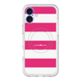 スリムプロテクションプレミアムケース with MagSafe［ Big Border - Pink ］
