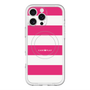 スリムプロテクションプレミアムケース with MagSafe［ Big Border - Pink ］