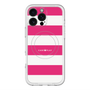 スリムプロテクションプレミアムケース with MagSafe［ Big Border - Pink ］