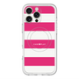 スリムプロテクションプレミアムケース with MagSafe［ Big Border - Pink ］