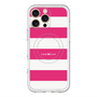 スリムプロテクションプレミアムケース with MagSafe［ Big Border - Pink ］