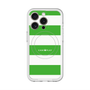 スリムプロテクションプレミアムケース with MagSafe［ Big Border - Green ］