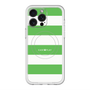 スリムプロテクションプレミアムケース with MagSafe［ Big Border - Green ］