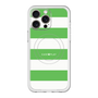 スリムプロテクションプレミアムケース with MagSafe［ Big Border - Green ］