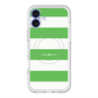 スリムプロテクションプレミアムケース with MagSafe［ Big Border - Green ］