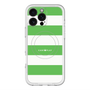 スリムプロテクションプレミアムケース with MagSafe［ Big Border - Green ］
