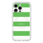 スリムプロテクションプレミアムケース with MagSafe［ Big Border - Green ］