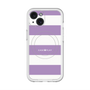 スリムプロテクションプレミアムケース with MagSafe［ Big Border - Purple ］