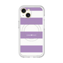 スリムプロテクションプレミアムケース with MagSafe［ Big Border - Purple ］