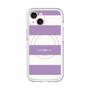 スリムプロテクションプレミアムケース with MagSafe［ Big Border - Purple ］