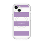 スリムプロテクションプレミアムケース with MagSafe［ Big Border - Purple ］