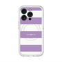 スリムプロテクションプレミアムケース with MagSafe［ Big Border - Purple ］