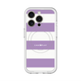 スリムプロテクションプレミアムケース with MagSafe［ Big Border - Purple ］