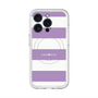 スリムプロテクションプレミアムケース with MagSafe［ Big Border - Purple ］