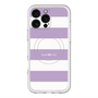 スリムプロテクションプレミアムケース with MagSafe［ Big Border - Purple ］
