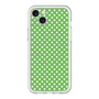 スリムプロテクションプレミアムケース with MagSafe［ Small Dot - Green ］