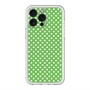 スリムプロテクションプレミアムケース with MagSafe［ Small Dot - Green ］