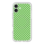 スリムプロテクションプレミアムケース with MagSafe［ Small Dot - Green ］