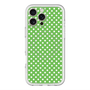 スリムプロテクションプレミアムケース with MagSafe［ Small Dot - Green ］