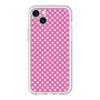 スリムプロテクションプレミアムケース with MagSafe［ Small Dot - Pink ］