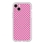 スリムプロテクションプレミアムケース with MagSafe［ Small Dot - Pink ］