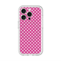 スリムプロテクションプレミアムケース with MagSafe［ Small Dot - Pink ］