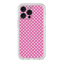 スリムプロテクションプレミアムケース with MagSafe［ Small Dot - Pink ］