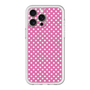 スリムプロテクションプレミアムケース with MagSafe［ Small Dot - Pink ］