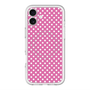 スリムプロテクションプレミアムケース with MagSafe［ Small Dot - Pink ］