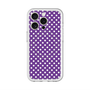 スリムプロテクションプレミアムケース with MagSafe［ Small Dot - Purple ］