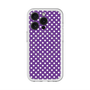 スリムプロテクションプレミアムケース with MagSafe［ Small Dot - Purple ］
