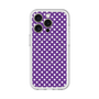 スリムプロテクションプレミアムケース with MagSafe［ Small Dot - Purple ］