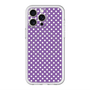 スリムプロテクションプレミアムケース with MagSafe［ Small Dot - Purple ］