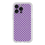スリムプロテクションプレミアムケース with MagSafe［ Small Dot - Purple ］