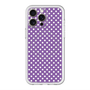 スリムプロテクションプレミアムケース with MagSafe［ Small Dot - Purple ］