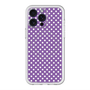 スリムプロテクションプレミアムケース with MagSafe［ Small Dot - Purple ］