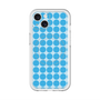 スリムプロテクションプレミアムケース with MagSafe［ Big Dot - Blue ］