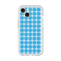 スリムプロテクションプレミアムケース with MagSafe［ Big Dot - Blue ］