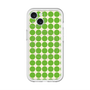スリムプロテクションプレミアムケース with MagSafe［ Big Dot - Green ］