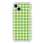 スリムプロテクションプレミアムケース with MagSafe［ Big Dot - Green ］