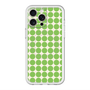 スリムプロテクションプレミアムケース with MagSafe［ Big Dot - Green ］