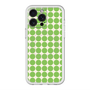 スリムプロテクションプレミアムケース with MagSafe［ Big Dot - Green ］