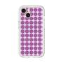 スリムプロテクションプレミアムケース with MagSafe［ Big Dot - Purple ］