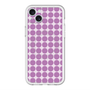 スリムプロテクションプレミアムケース with MagSafe［ Big Dot - Purple ］