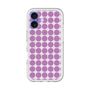 スリムプロテクションプレミアムケース with MagSafe［ Big Dot - Purple ］