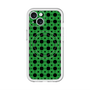 スリムプロテクションプレミアムケース with MagSafe［ Shower Dot - Green ］